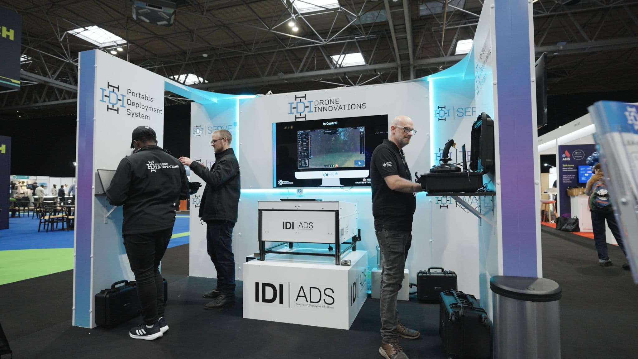 Drone Innovations booth at Emergency Tech Show